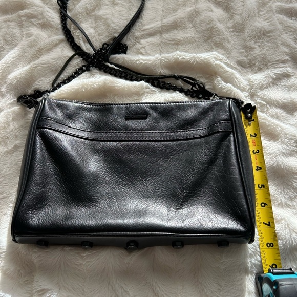Rebecca Minkoff Black Leather Crossbody Bag - Picture 2 of 3